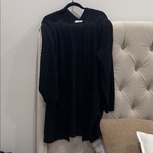 Black cardigan